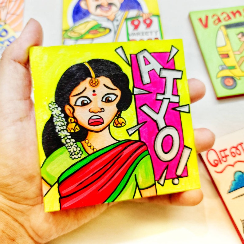 Tamil Nadu Funny Coasters Tamil Wall Art Tamil Home Decor Etsy