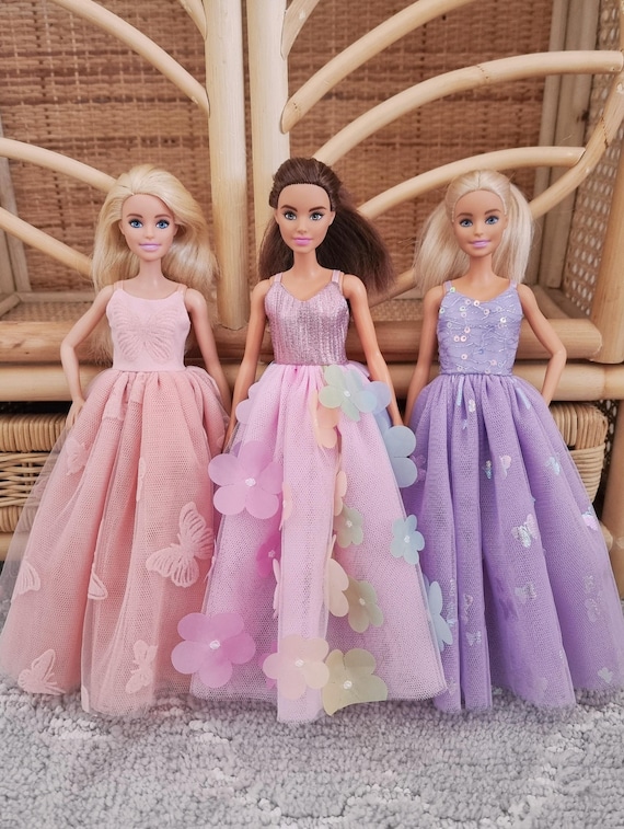 Ball Gowns to fit Fashion Doll 12 inch ~ Handmade