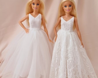 Barbie Wedding Dresses ~ Handmade
