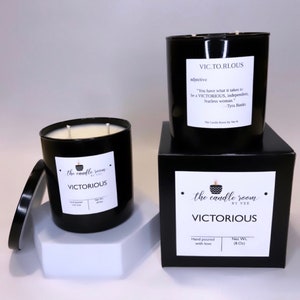 VICTORIOUS  | Inspirational Candle | Empowerment Candle | Encouragement Candle | Uplifting Candle | Positivity Candle