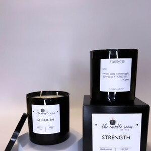STRENGTH  | Inspirational Candle | Empowerment Candle | Encouragement Candle | Uplifting Candle | Positivity Candle