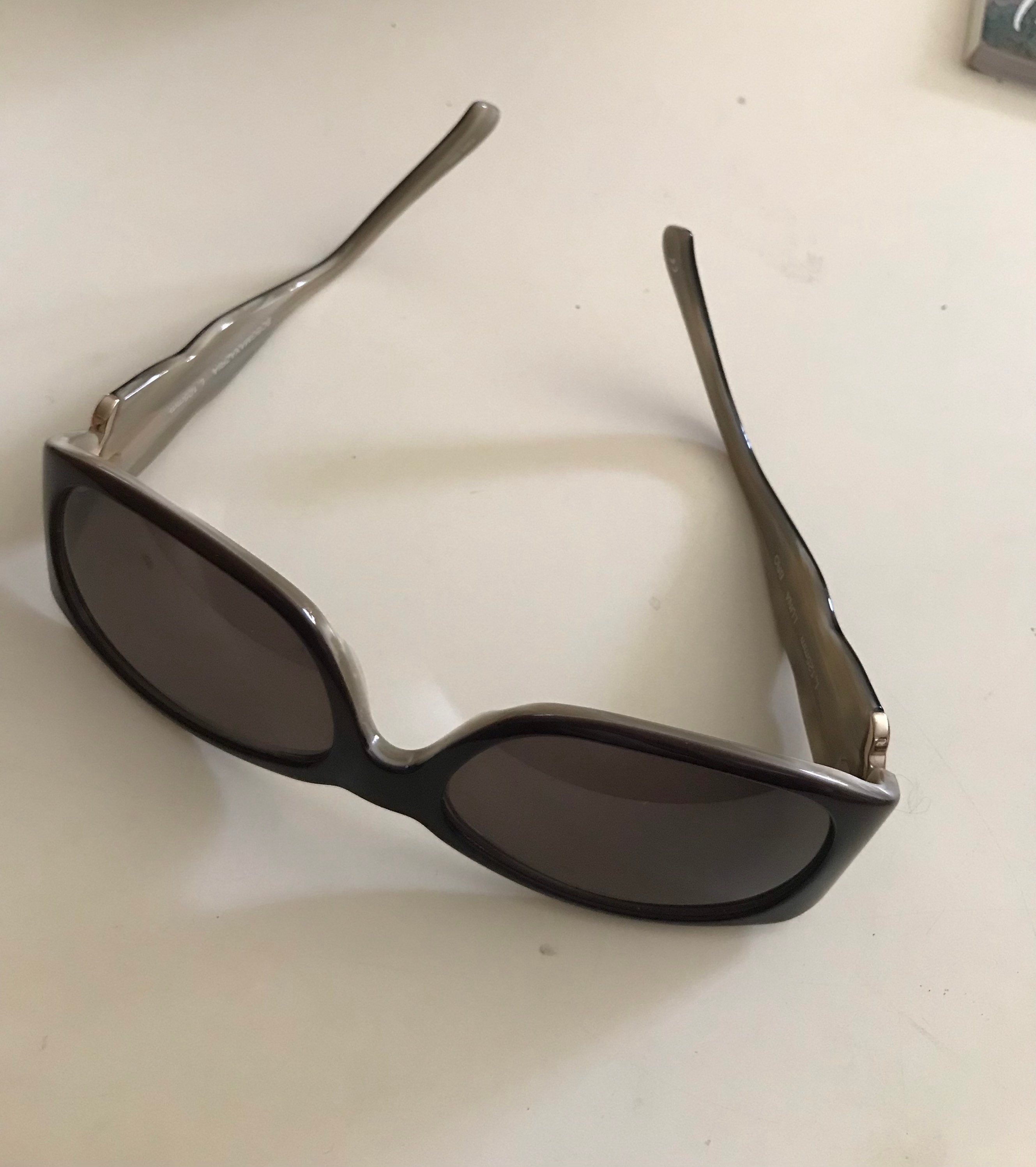 BCBG Maxazria Luna Sunglasses BCBG MAXAZARIA OVAL Sunglasses B442 BLUE FRAME/BLUE LENSES  main image 2