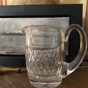 Inglese Creamer taglio vetro 5&quot;x 2 1/2&quot;