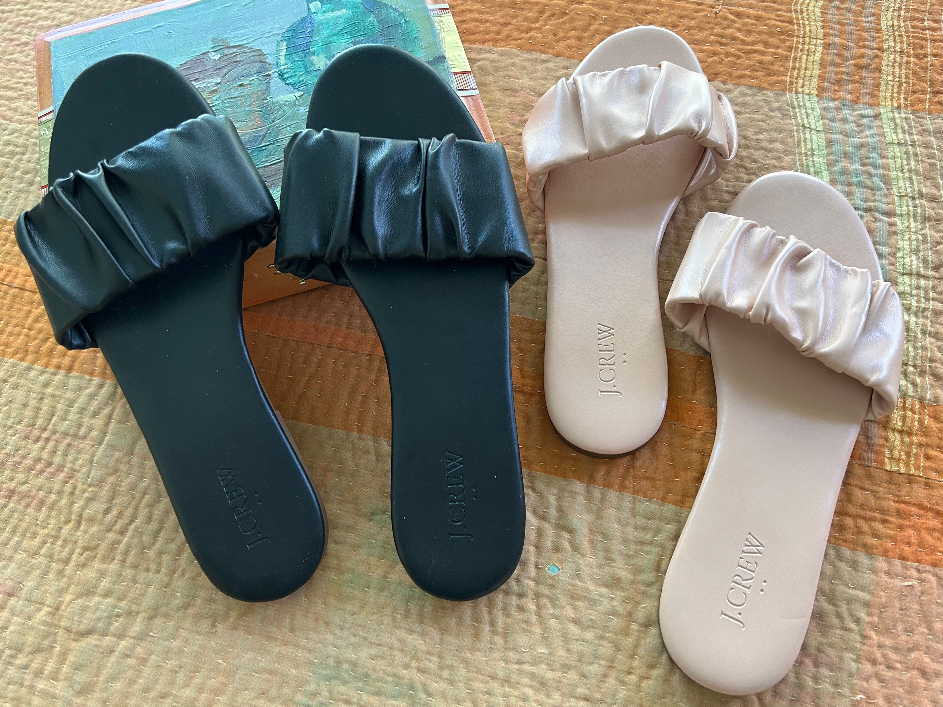 J Crew Iridescent Strappy Sandals Best J Crew Flat Sandals Top