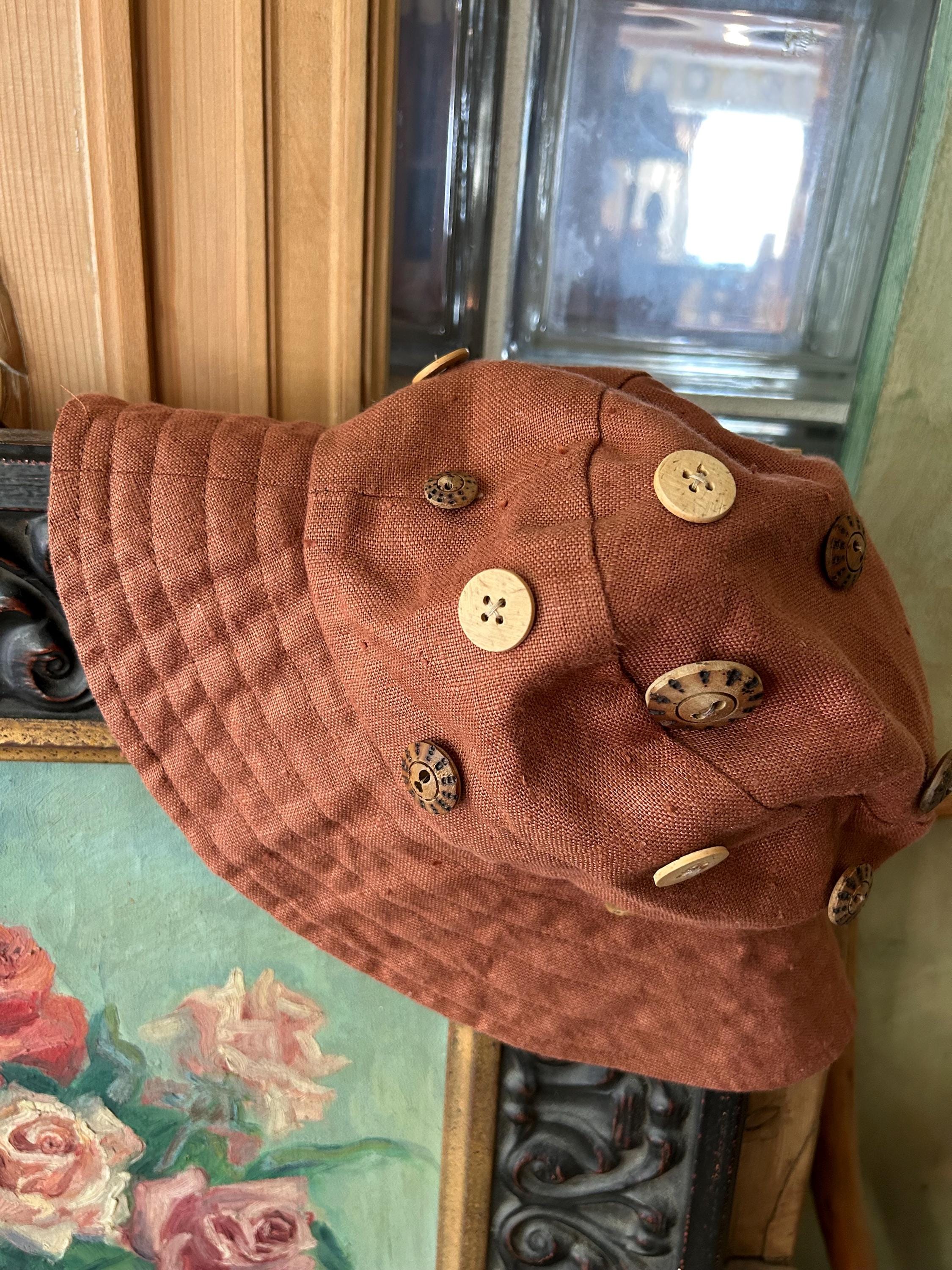 Barneys New York Wool Bucket Hat‎ Brown Excellent Vintage Barneys New York Wool Bucket Hat Brown Women One  main image 2