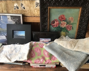 Ralph Lauren asst fabric pieces for pillows