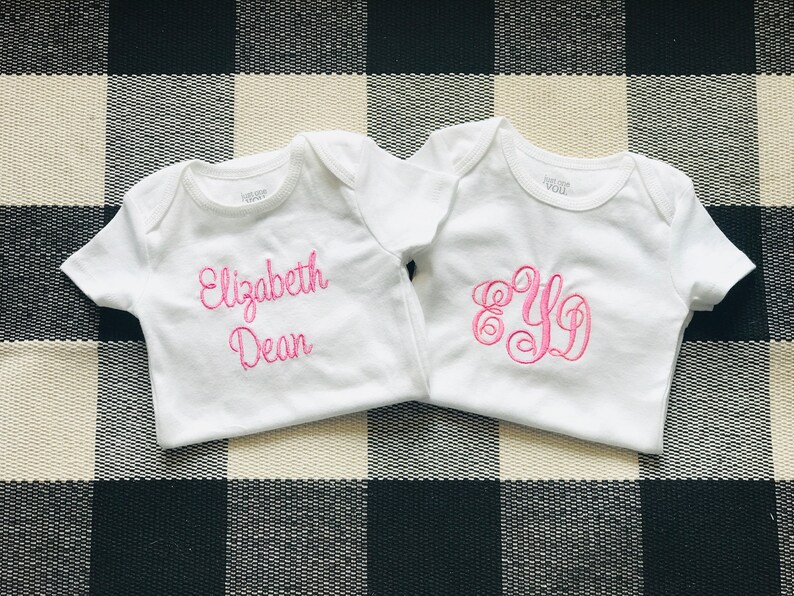 newborn monogrammed clothes