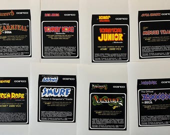 Atari 2600 Coleco Labels