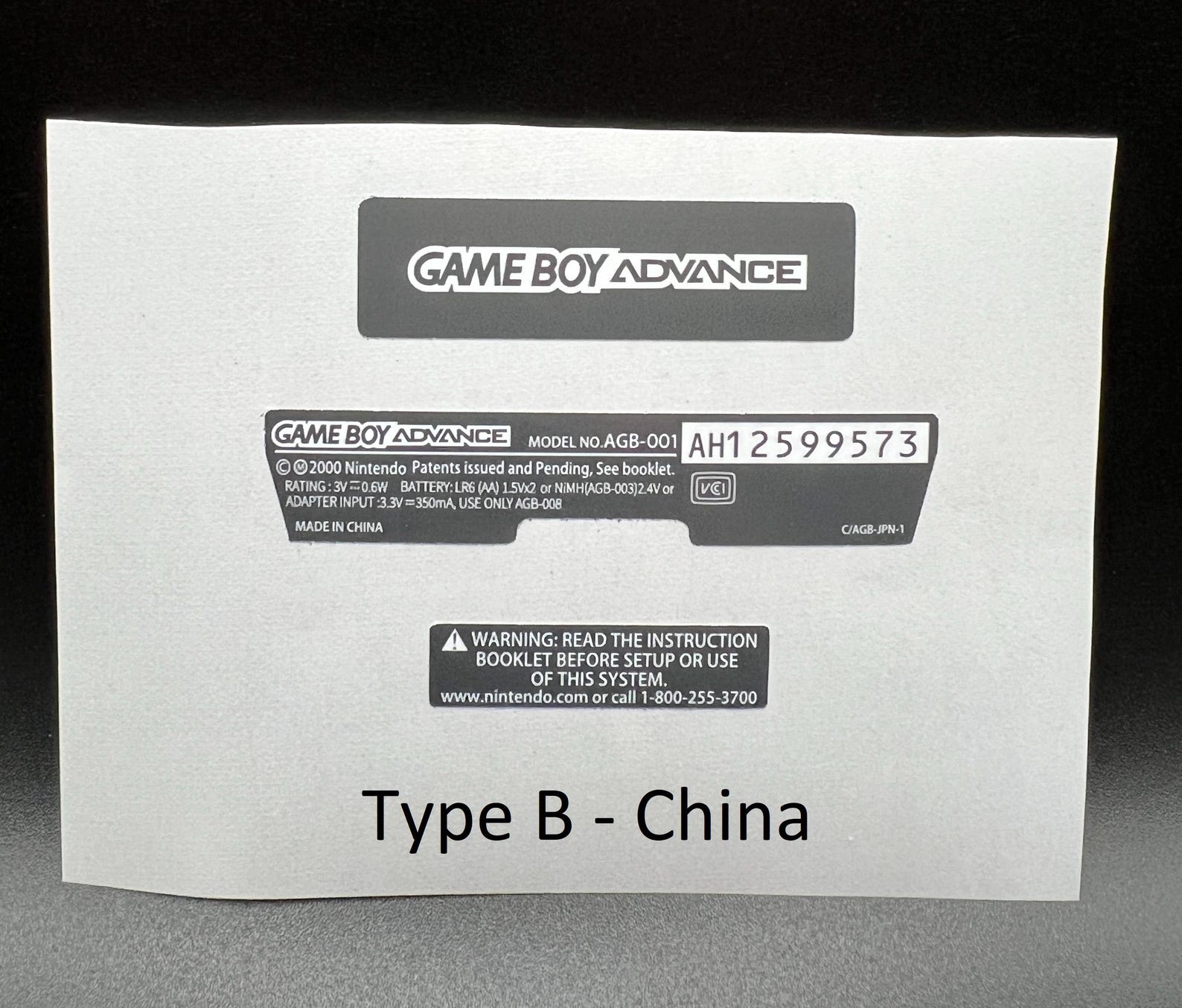 Gameboy Advance Console Labels - Etsy
