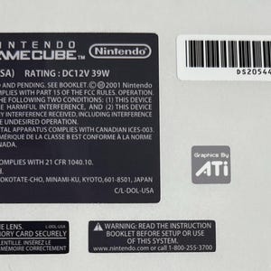 GameCube Console Labels