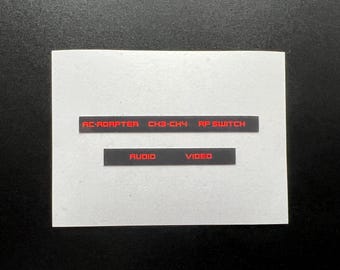 NES AV Labels