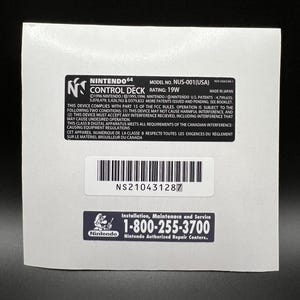 N64 Console Labels