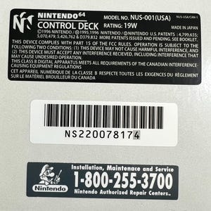 N64 Console Labels