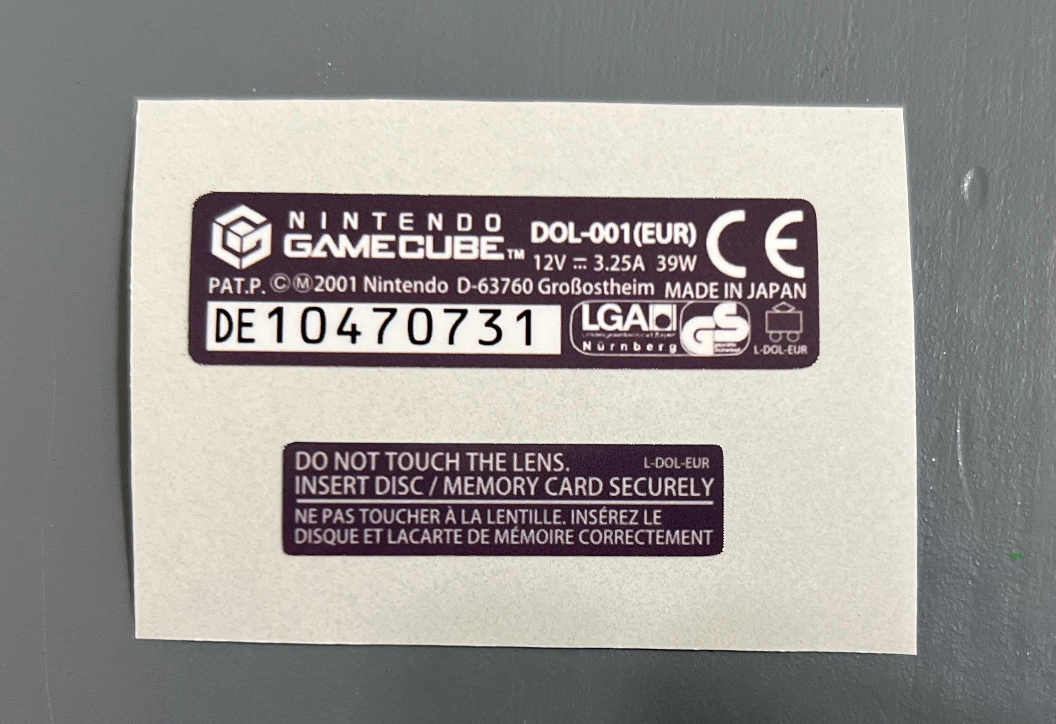 任天堂ゲームキューブ　店舗用ステッカー(シール） 任天堂ゲームキューブ 店舗用ステッカー(シール） ゲーム