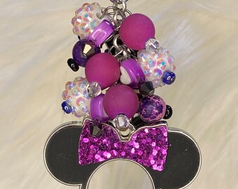 Diadema con orejas moradas