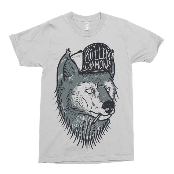 Rotten Wolf T-shirt Alternative Tattoo Fashion EMO sailor | Etsy