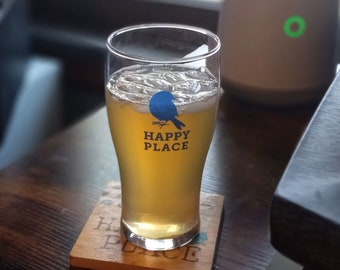 Cristalería Bluebird 'Happy Place': Vaso para cola o cerveza, 12 oz