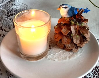 Plato votivo Bluebird: un regalo de amistad único