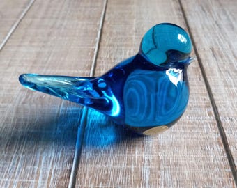 Pájaro azul de cristal grande. Pájaro azul de la felicidad. Decoración de pájaro azul. Regalos de pájaro azul. Regalos para inauguración de casa. Regalos de compromiso. Regalos para recién nacidos.