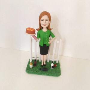 Custom Bobbleheads Cool Mother&#39;S Day Gifts, Personalized Bobblehead Female, Custom Birthday Bobblehead Gifts For Her, Unique Clay Bobblehead