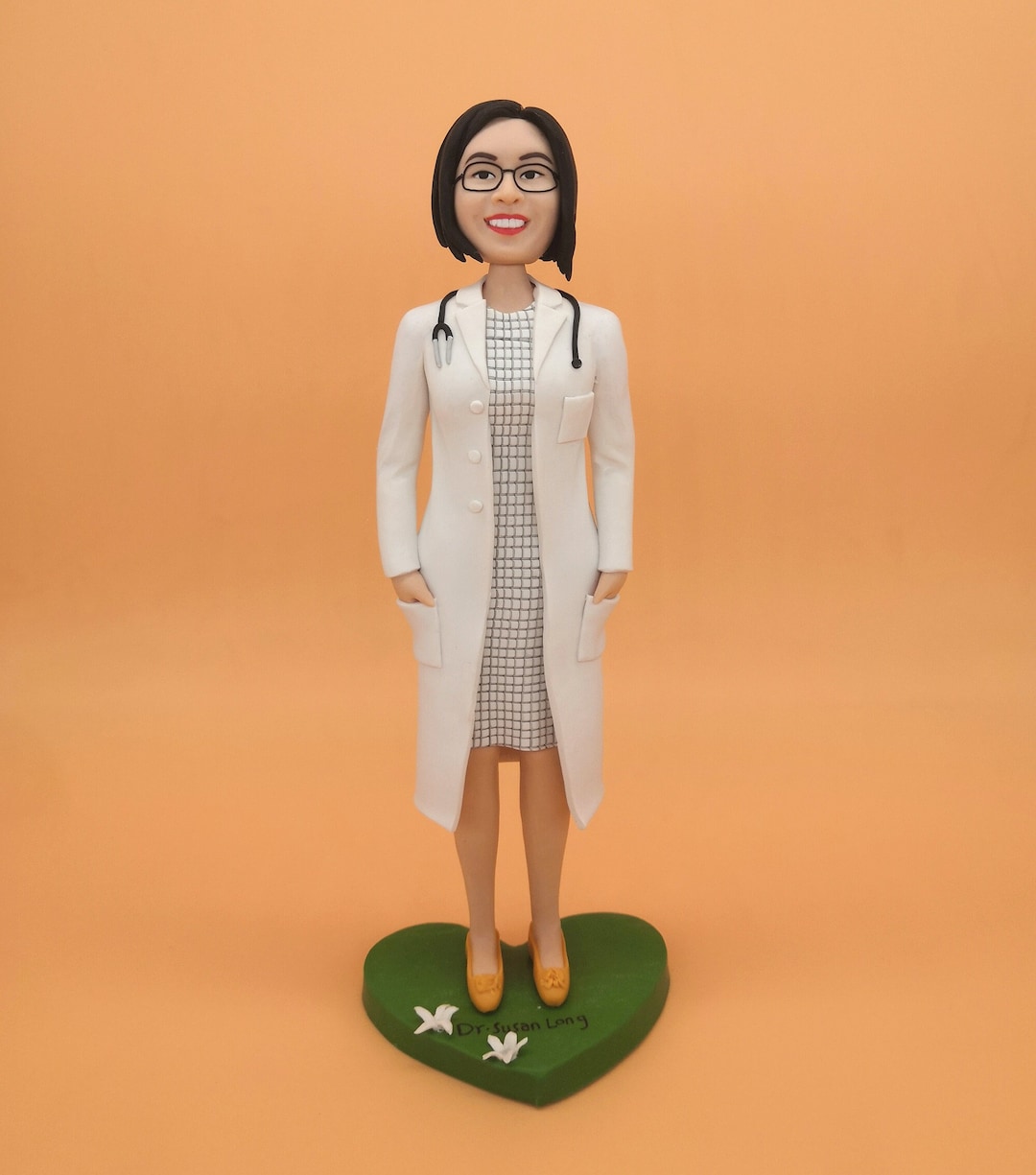 Professional Woman Bobblehead - Career Success Figurine