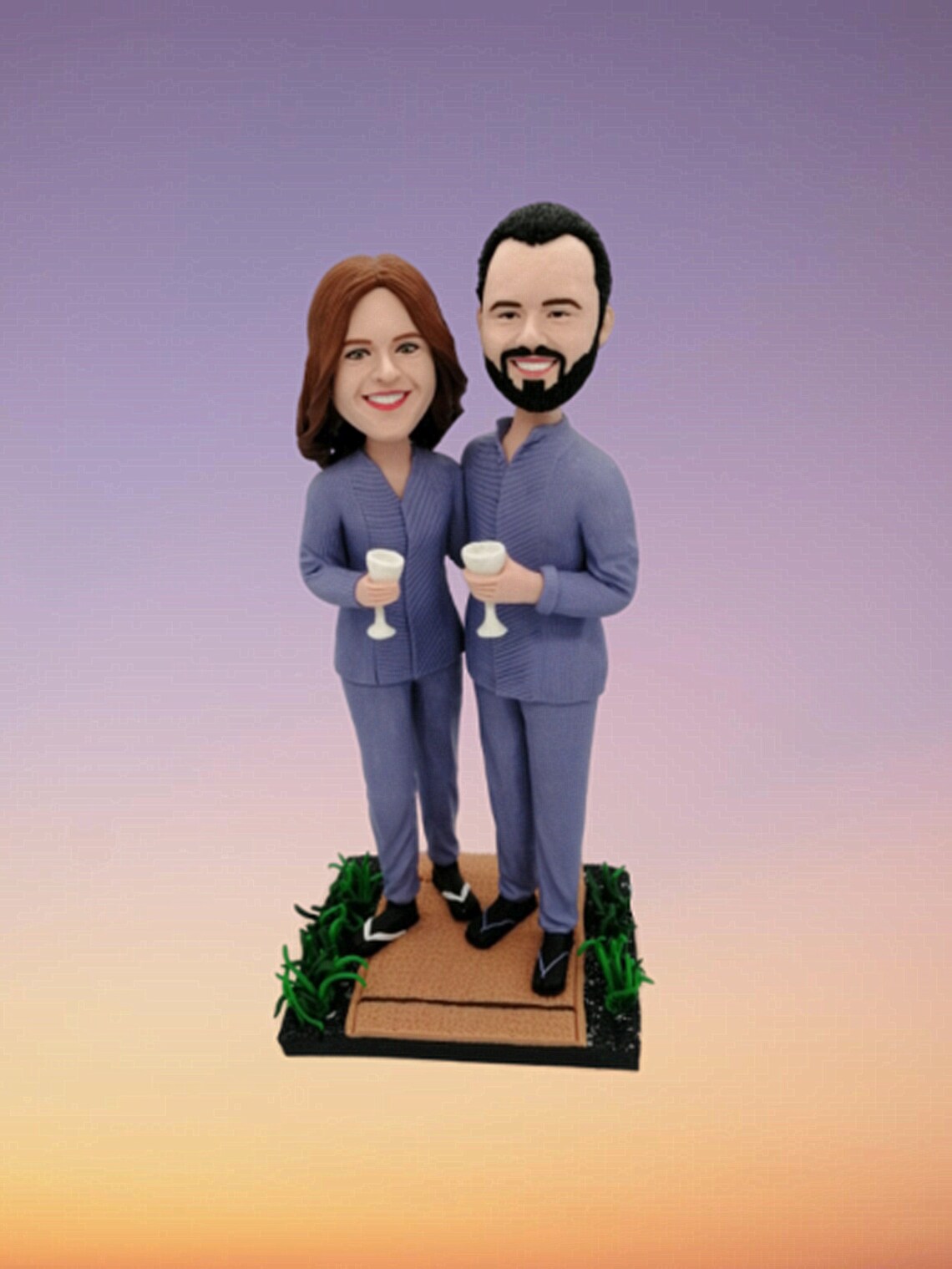 Custom Wedding Bobblehead Bride and Groom Personalized Gift