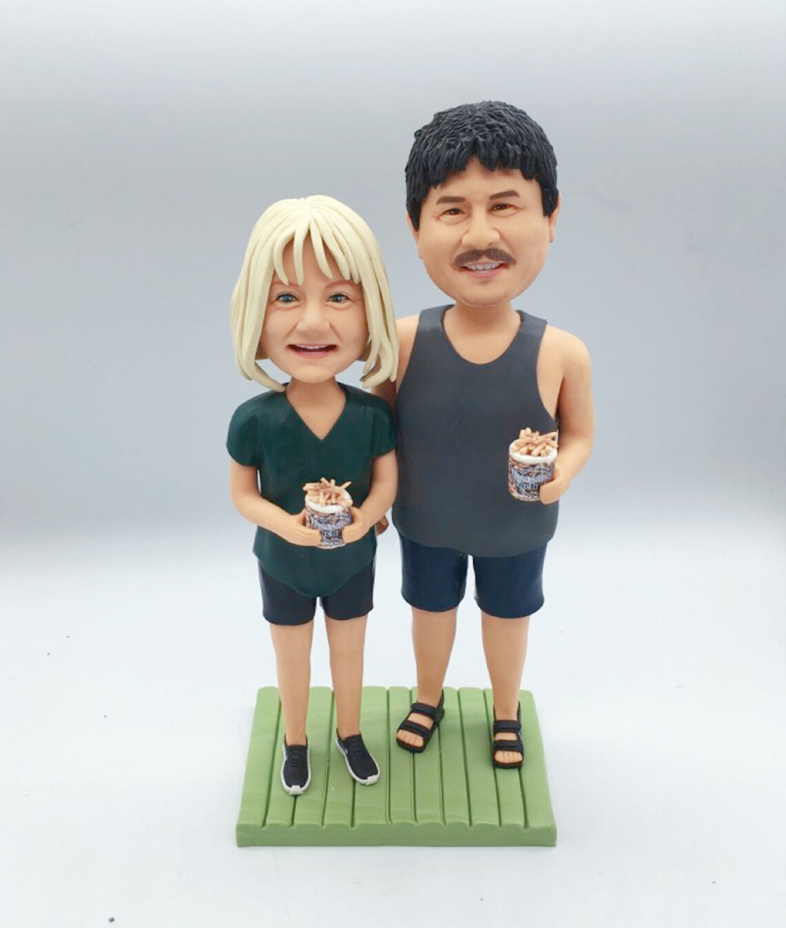 Custom Anniversary Mr Mrs Cake Topper Personalized Couple Etsy