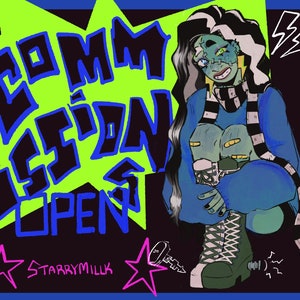 StarryMillk Commissions! ( please look at all the slides for pricing!)