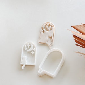 Katze Mond Bogen Stempel Prägung, Katzen Stempel, Katzen Cutter, Polymer Clay Stempel, Ton Stempel, Tonschneider, Einzigartige Tonstempel, Stempel Werkzeuge, Ton Werkzeuge