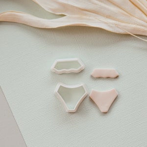 Two Piece Bikini Swimsuit Stamp Cutter, Polymer Clay Cutter, Bikini Cutter, Boho Clay Cutter, Clay Tools, Clay Supplies, Polymer Clay Stamp