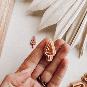 Watermelon Popsicle Cutters for Earrings, Summer Clay Cutters, Polymer Clay Cutters for Jewelry, Clay Embossing Cutters Stud Earring Cutters