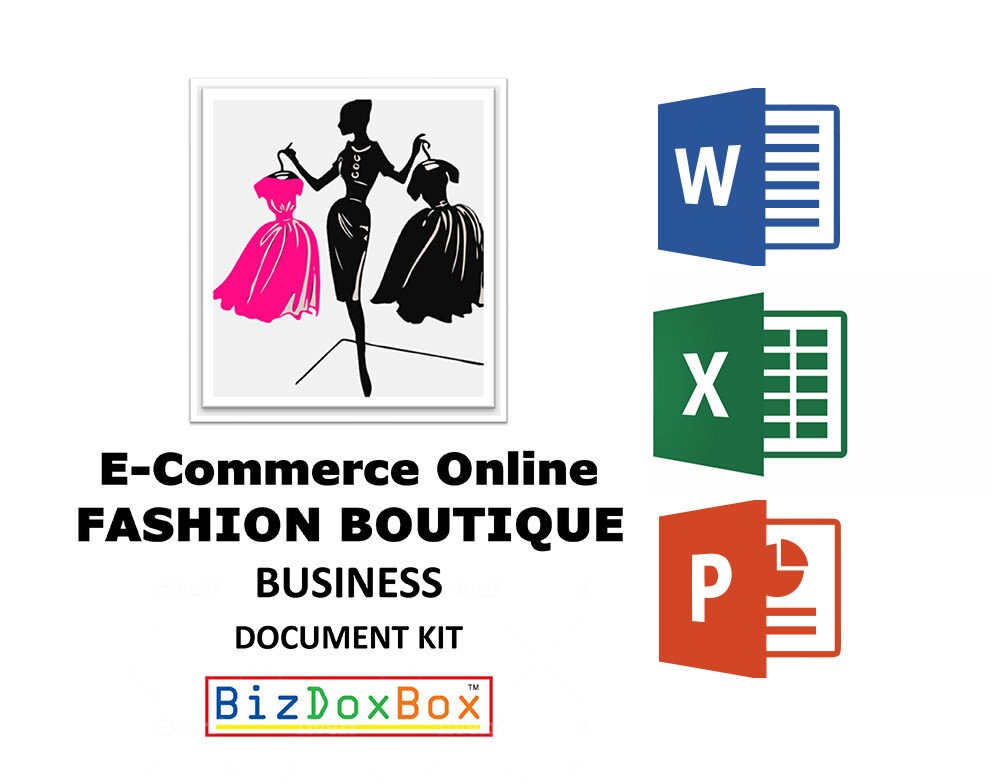 Online Fashion Boutique Business Plan and Operating Document Etsy