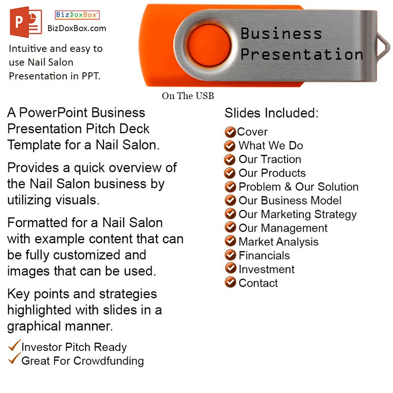  Nail Salon Business Plan Template Package Etsy