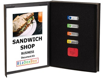 Sandwich Shop Business Plan Template Package