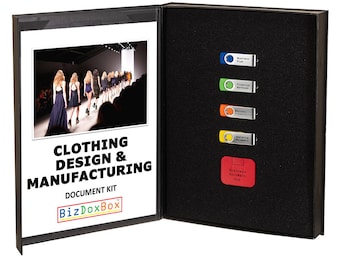 Clothing Fashion Design & Manufacturing Business Plan and Operating Document Kit