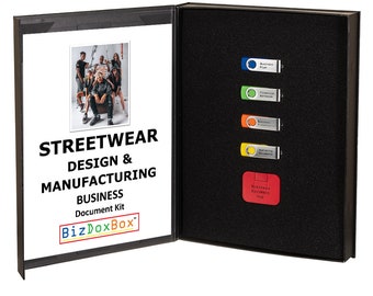 Streetwear Clothing Design & Manufacturing Company Business Plan Template Package