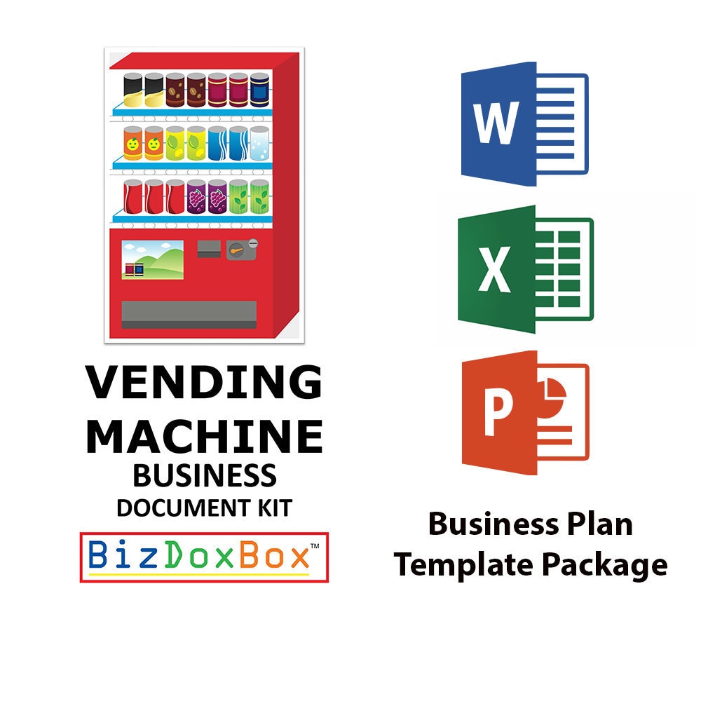 simple business plan for vending machine