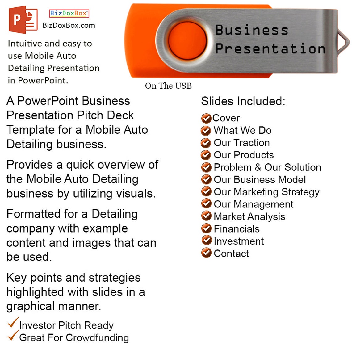 Mobile Auto Car Detailing Business Plan Template Package Etsy