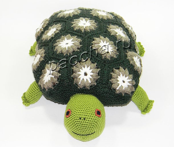 Crochet Pillow Toy PDF pattern Turtle Etsy