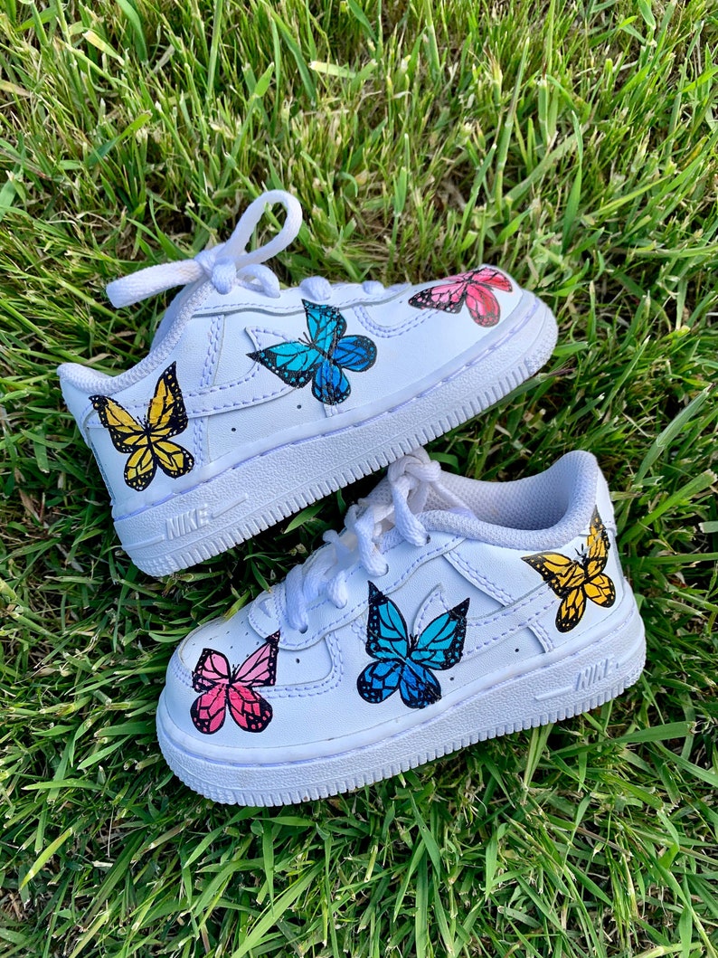 white air force ones kids
