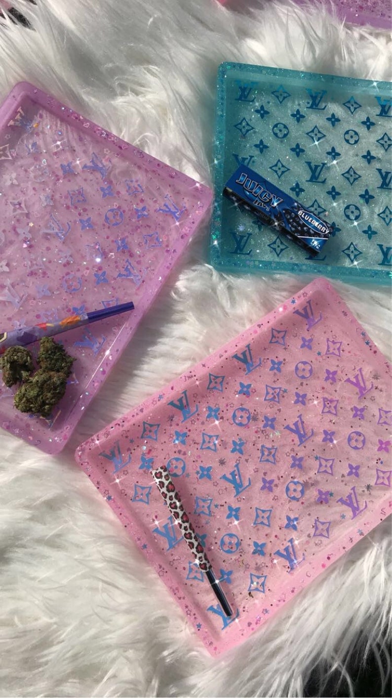 Custom Louis Vuitton LV rolling tray Etsy