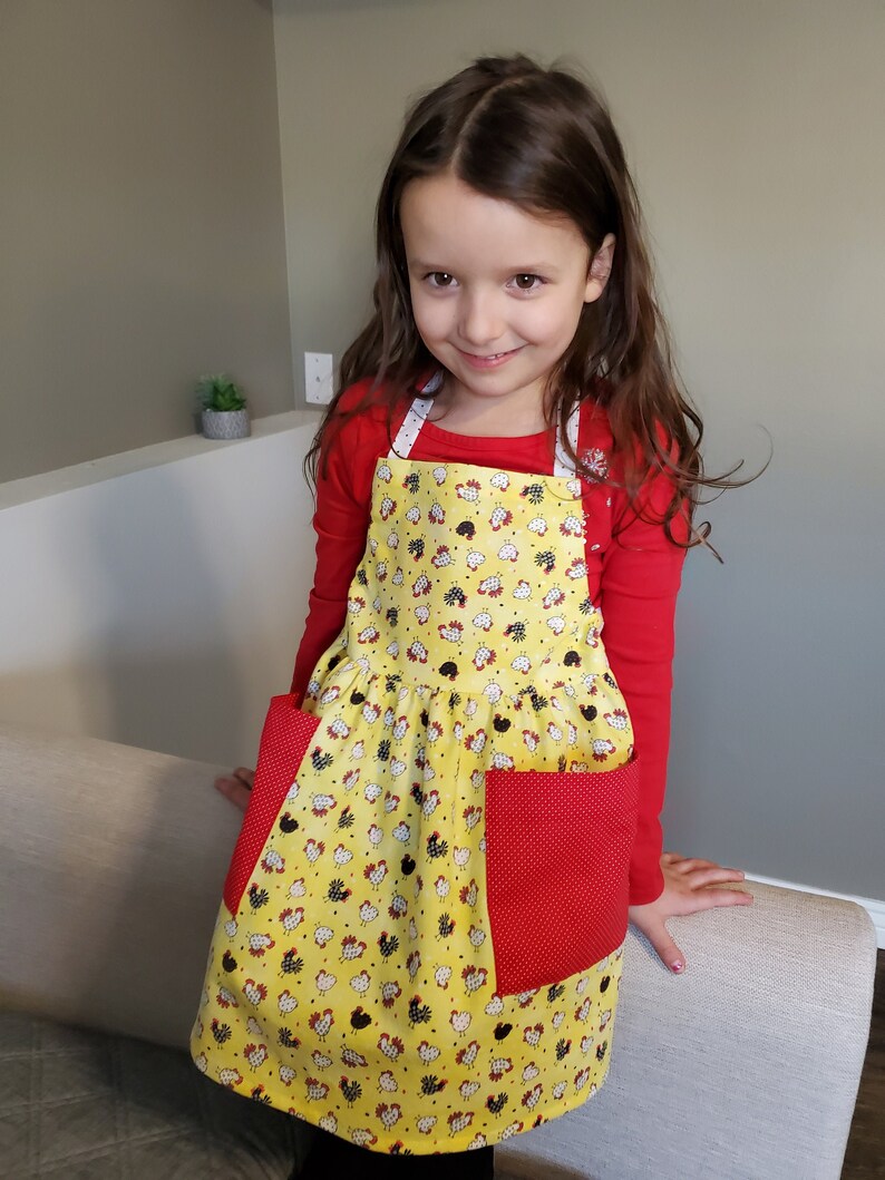 Princess Kid's Apron Kids Cooking Apron Little Girl Etsy
