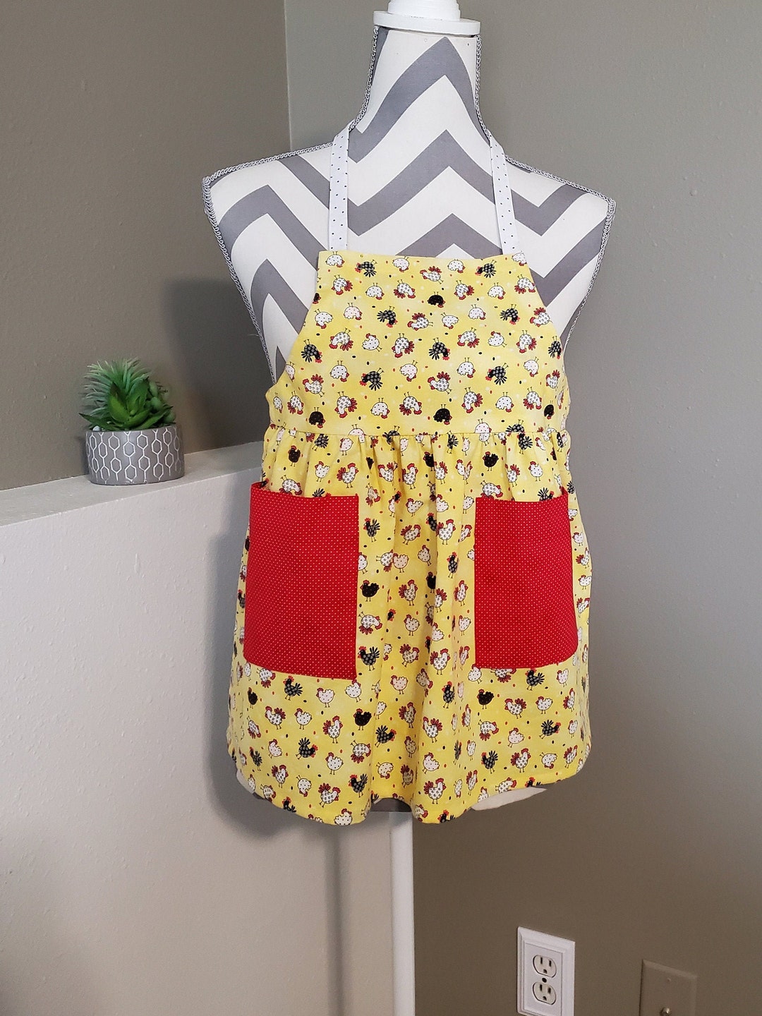 The Apron for Playdough | Aprons for Making Playdoh Yellow