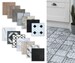 Self-adhesive floor tiles 13EUR/m2 plastic vinyl tiles kitchen bathroom floor tile sticker wood look stone look ornaments flooring DIY 