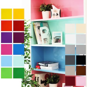 5,3 EUR/m2 Klebefolie Dekorative Möbelfolie Selbstklebende Deko-Folie Einfarbige Selbstklebefolie Einheitliche Farbe 45/67,5/90cm x 2m Rolle