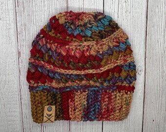 Dakota Skipping Stones Beanies, winter hats. Option to add a faux fur pom pom