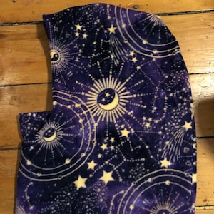 Purple Astro over helmet hood balaclava