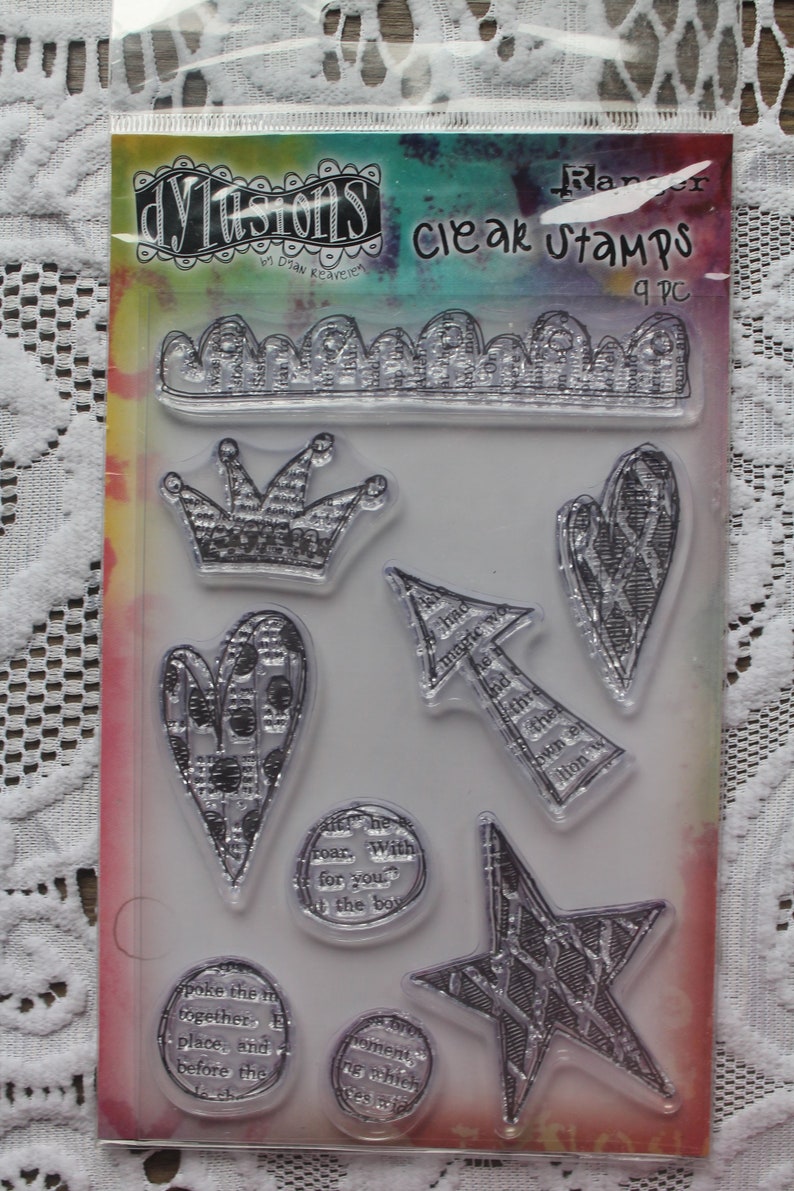 Dylusions Clear Stamps Star Struck Dylusions Clear Stamps Star Struck