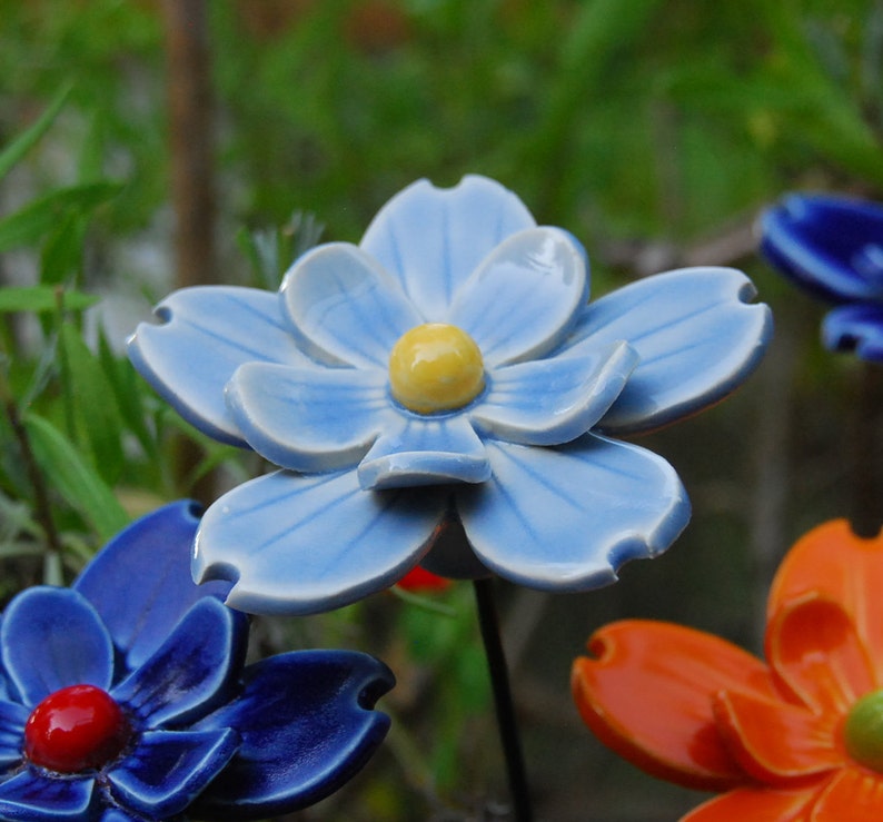 Porcelain flower 1 pc ceramic flower handmade flowers Etsy.de