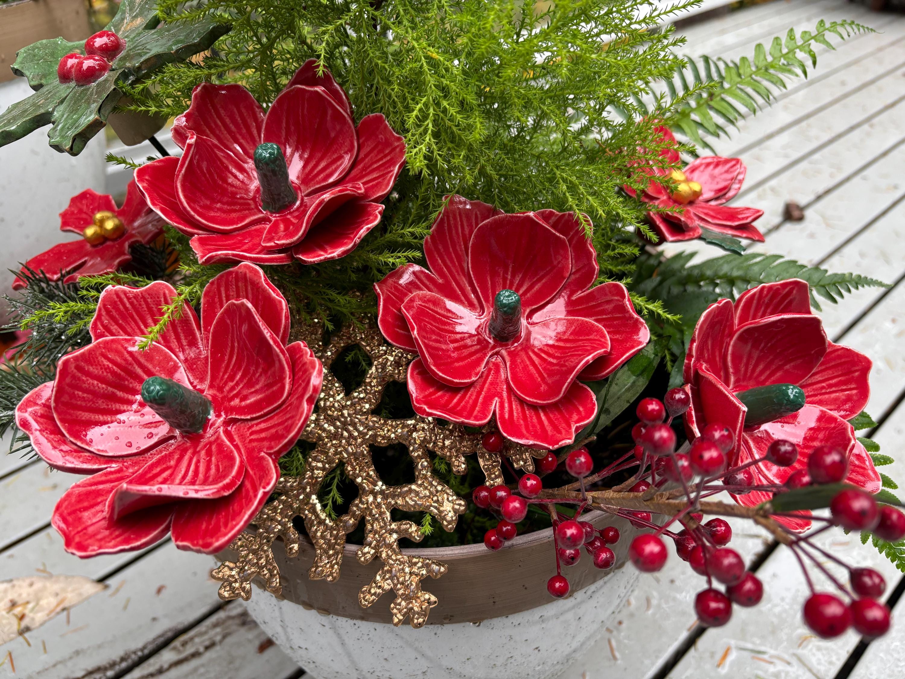 MiasCeramicFlowers - Etsy